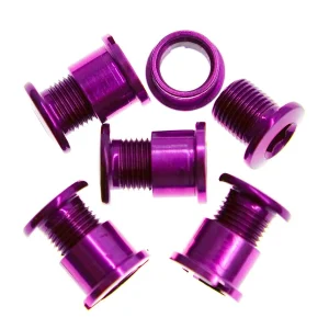 Single Kettenblattschrauben Stahl - 5mm - Lila